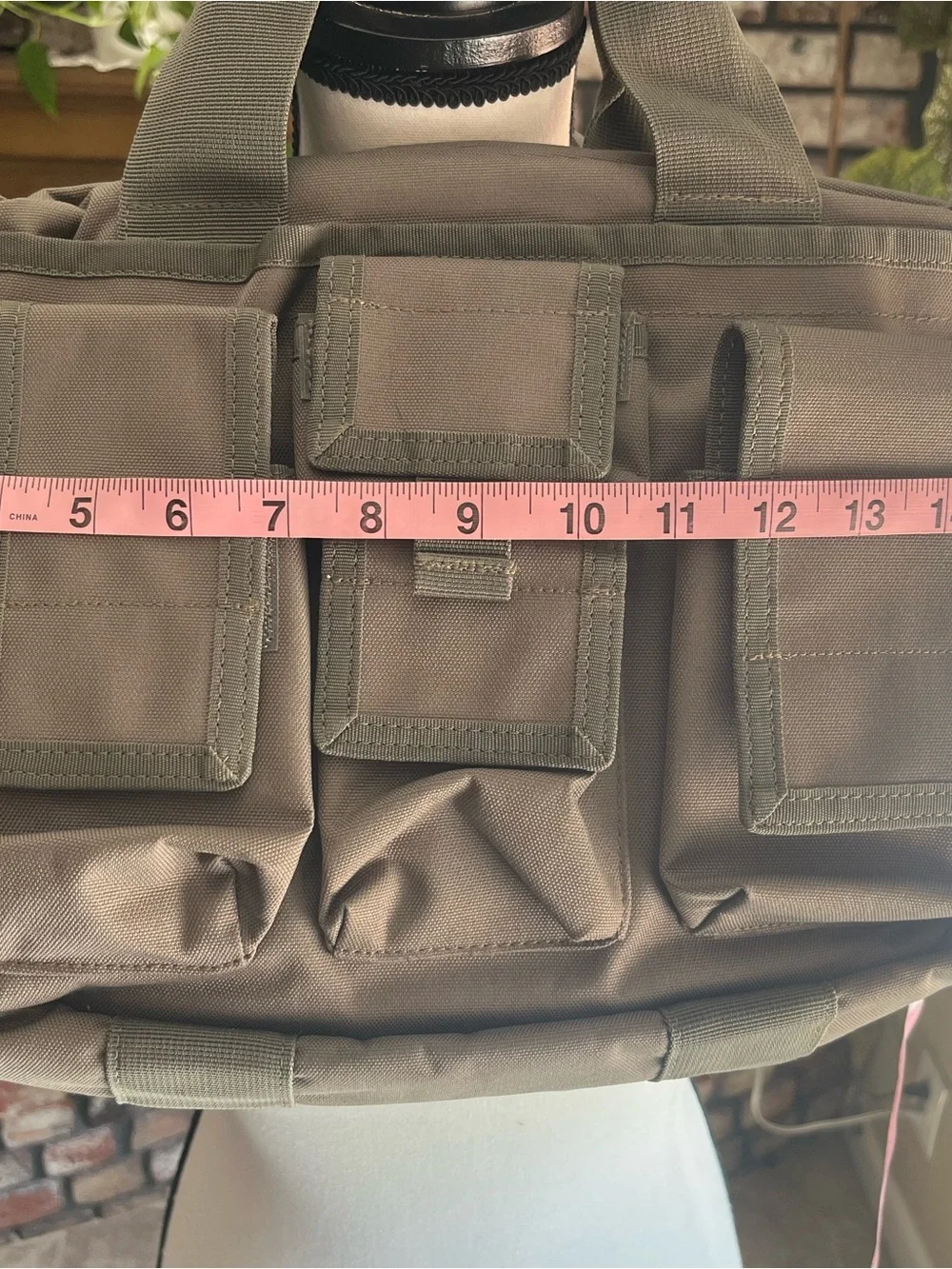 Men's Tactical Messenger Bag - Gray Crossbody